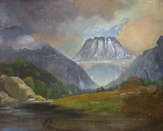 Peder Balke Gaustatoppen Norge oil painting art